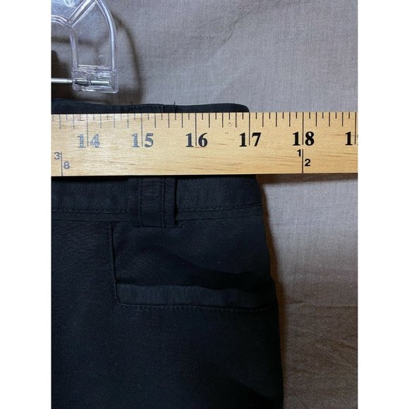 Apt 9 Maxwell Pants Womens 12 Black Chino Casual Pocketed Capris Ladies‎ 34x22. - Picture 7 of 11